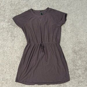 Sporty stretch dress comfy color purple